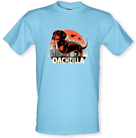 Dachzilla Dachshund T Shirt By CharGrilled